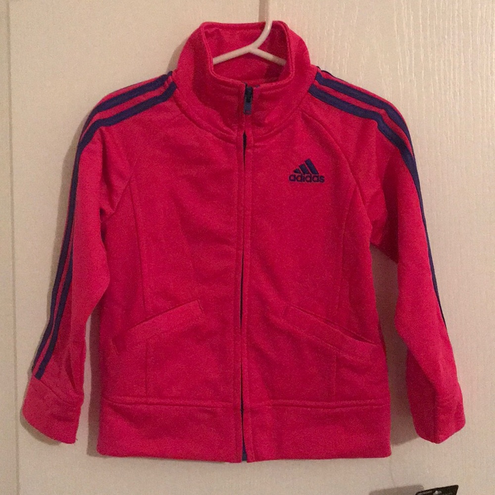 Adidas girls track jacket